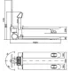 Transpalette peseur ATEX, portée max. 2500 kg, précision depuis 200 g