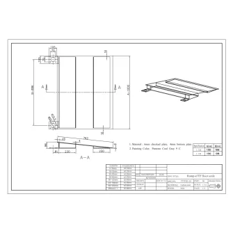 Rampe d’accès 1500 mm