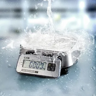 Balance compacte étanche, portée 3/6 kg, précision 1/2g, 247x212 mm