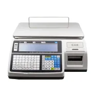 Balance poids-prix avec ticket autocollant, 3/6 kg, 1/2g, 380x250 mm, sans colonne