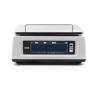 Balance poids-prix avec ticket autocollant, 3/6 kg, 1/2g, 380x250 mm, sans colonne