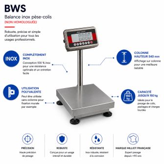 Balance inox BWS