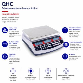 Balance compteuse de précision QHC 2