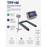 Pese palette TPF avec imprimante homologué