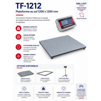 Plateforme au sol TF-1212