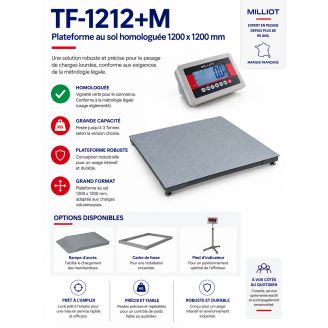 Plateforme au sol TF-1212 2