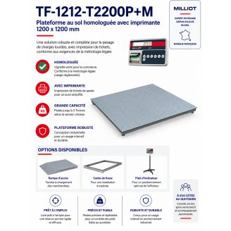 Plateforme au sol TF-1212 2