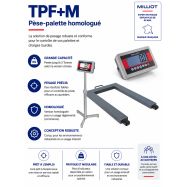Pese palette TPF homologué