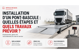 Installation d’un pont-bascule : travaux et étapes à prévoir